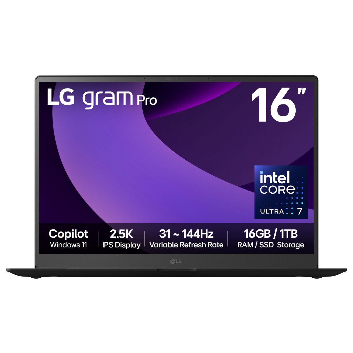 LG Gram Pro LG gram Pro 16Z90TP-G 16 Hybrid AI Laptop - Intel® Core™ Ultra 7  16Z90TP-G.AA78A1 image gallery 1